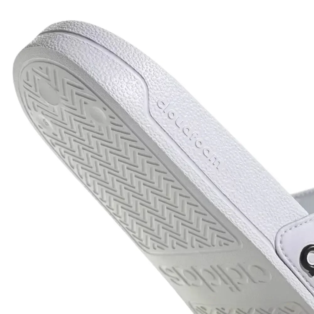 adidas Slides Men's‎ Size 12 Adilette Shower White/Core Black/White Sandals